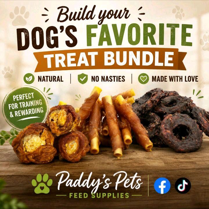 Paddy's Pets Natural Dog Treats Build Your Own Bundle 50g bag