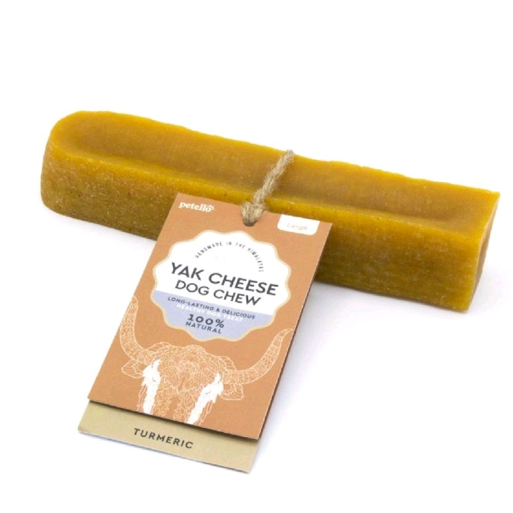 Extra Large Yak Chew Turmeric for dogs and puppies over 4 months