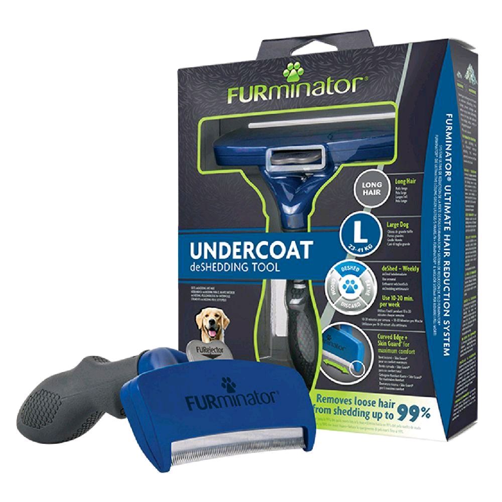FURminator Dog Brush, Undercoat deshedding tool for dogs, Short Hair & Long Hair
