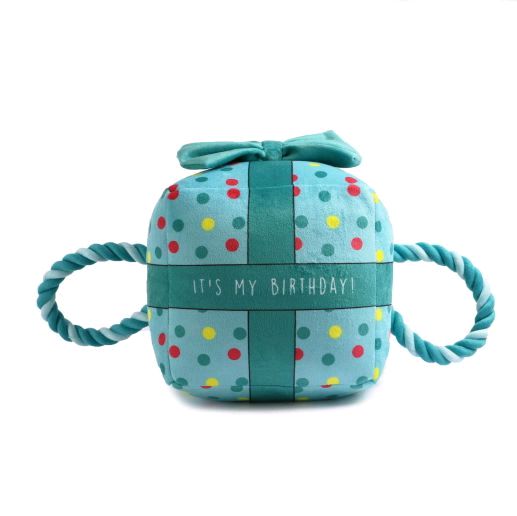 Pawty Time Tugger Birthday Toys for Dogs Presents
