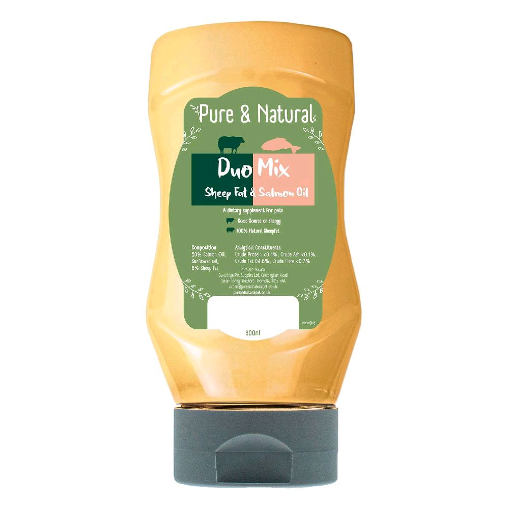 Pure & Natural Salmon Oils & Sheep fat dog supplements