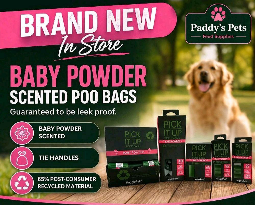 Dog Poo Bags Baby Powder Scented