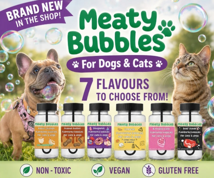 Meaty Bubbles for Dogs & Cats
