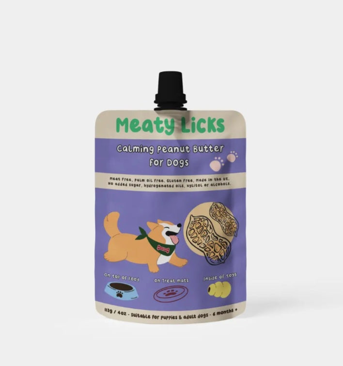 Meaty Licks Peanut Butter For Dogs