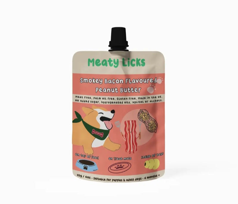 Meaty Licks Peanut Butter For Dogs