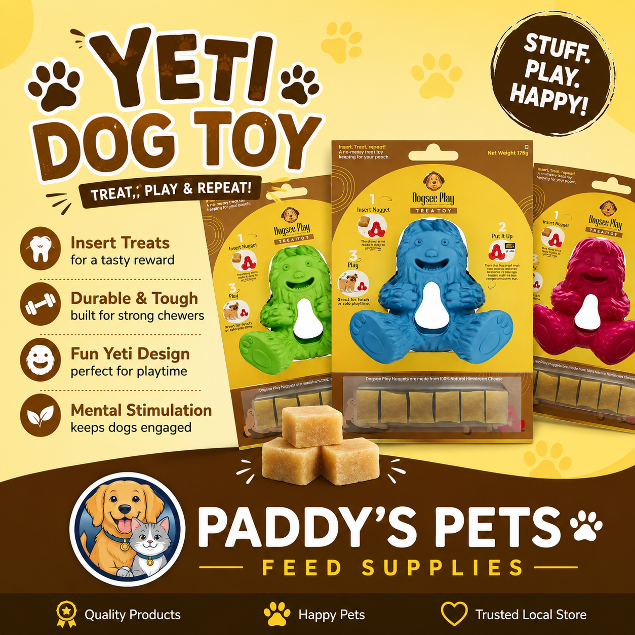 Yeti Dog Toy